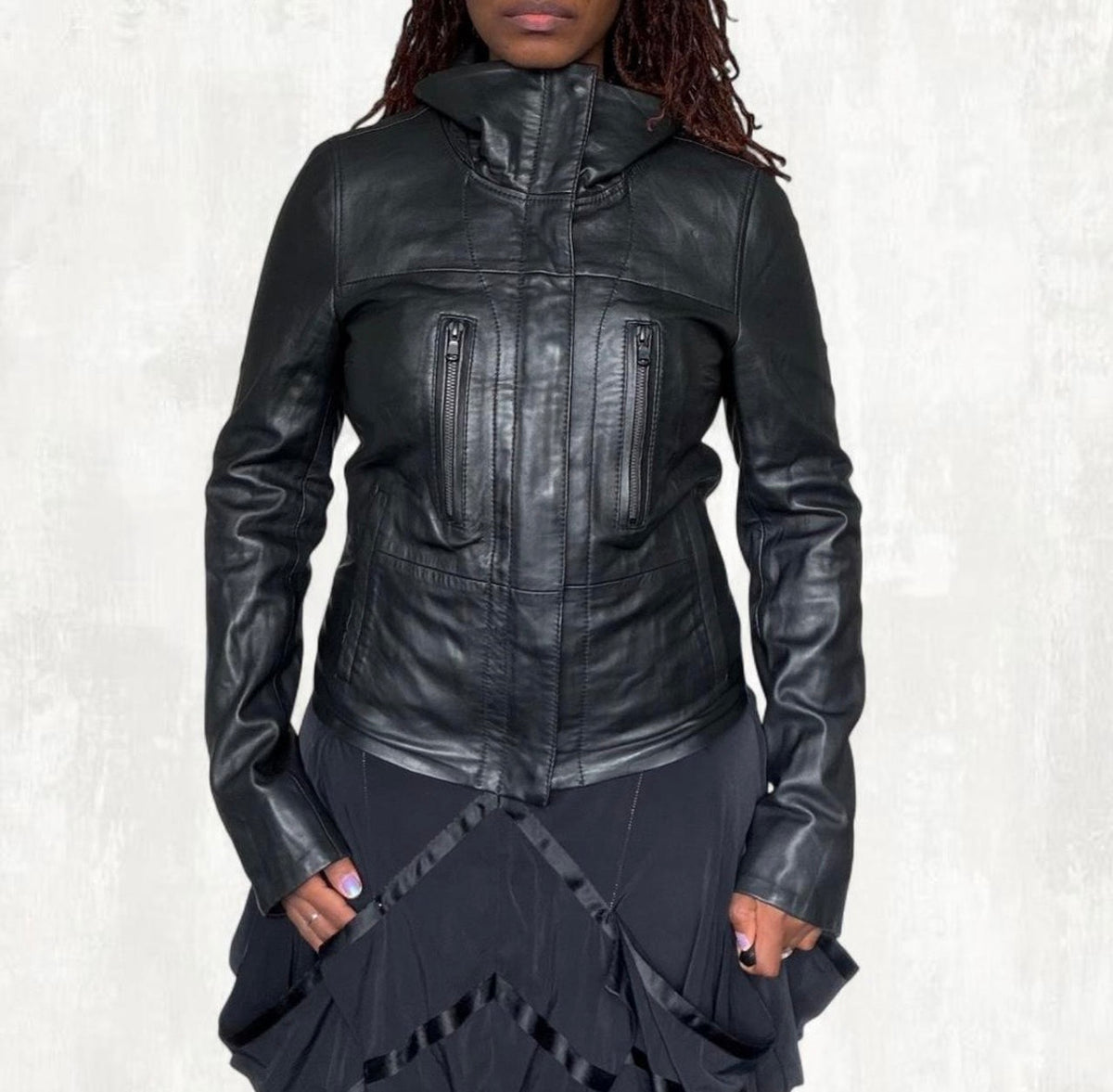 Diesel Leather Jacket - M