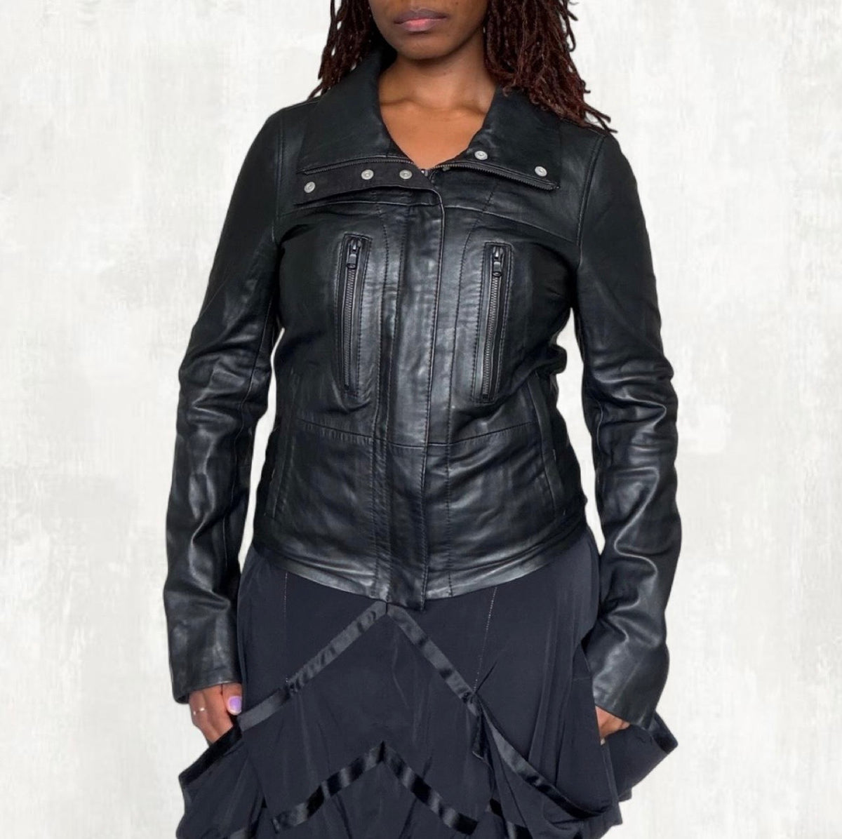 Diesel Leather Jacket - M