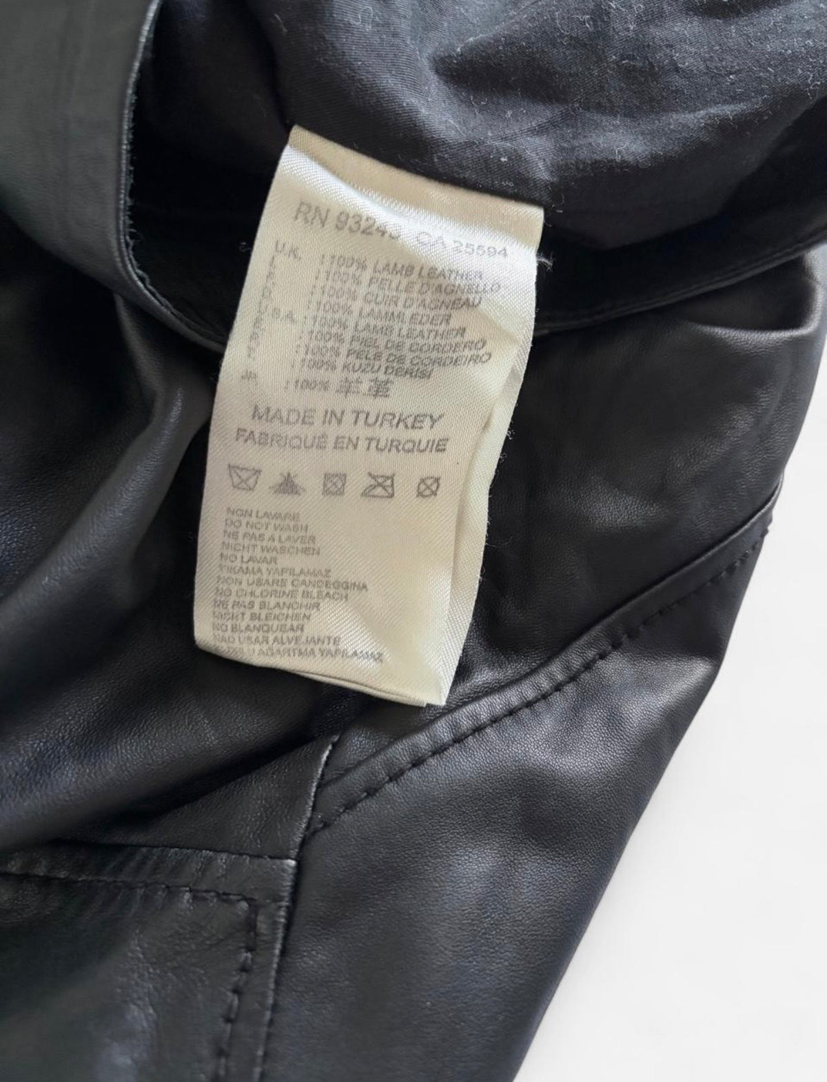 Diesel Leather Jacket - M