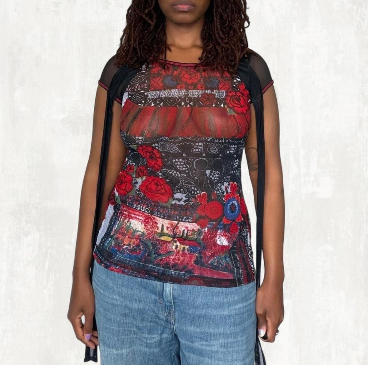 Save the Queen Mesh Top - M
