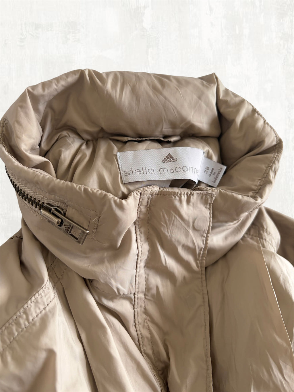Adidas by Stella McCartney Beige Windbreaker - S