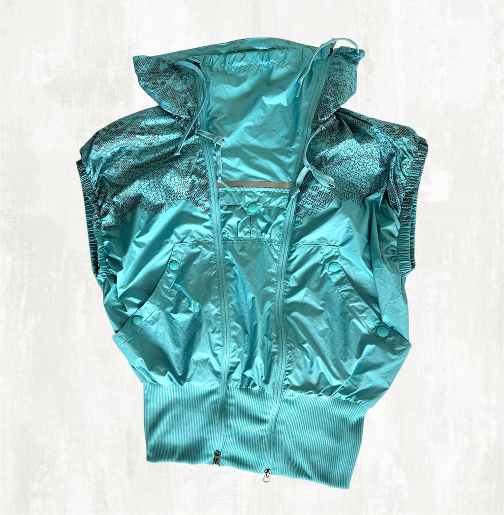 Adidas By Stella McCartney Turquoise Windbreaker - M