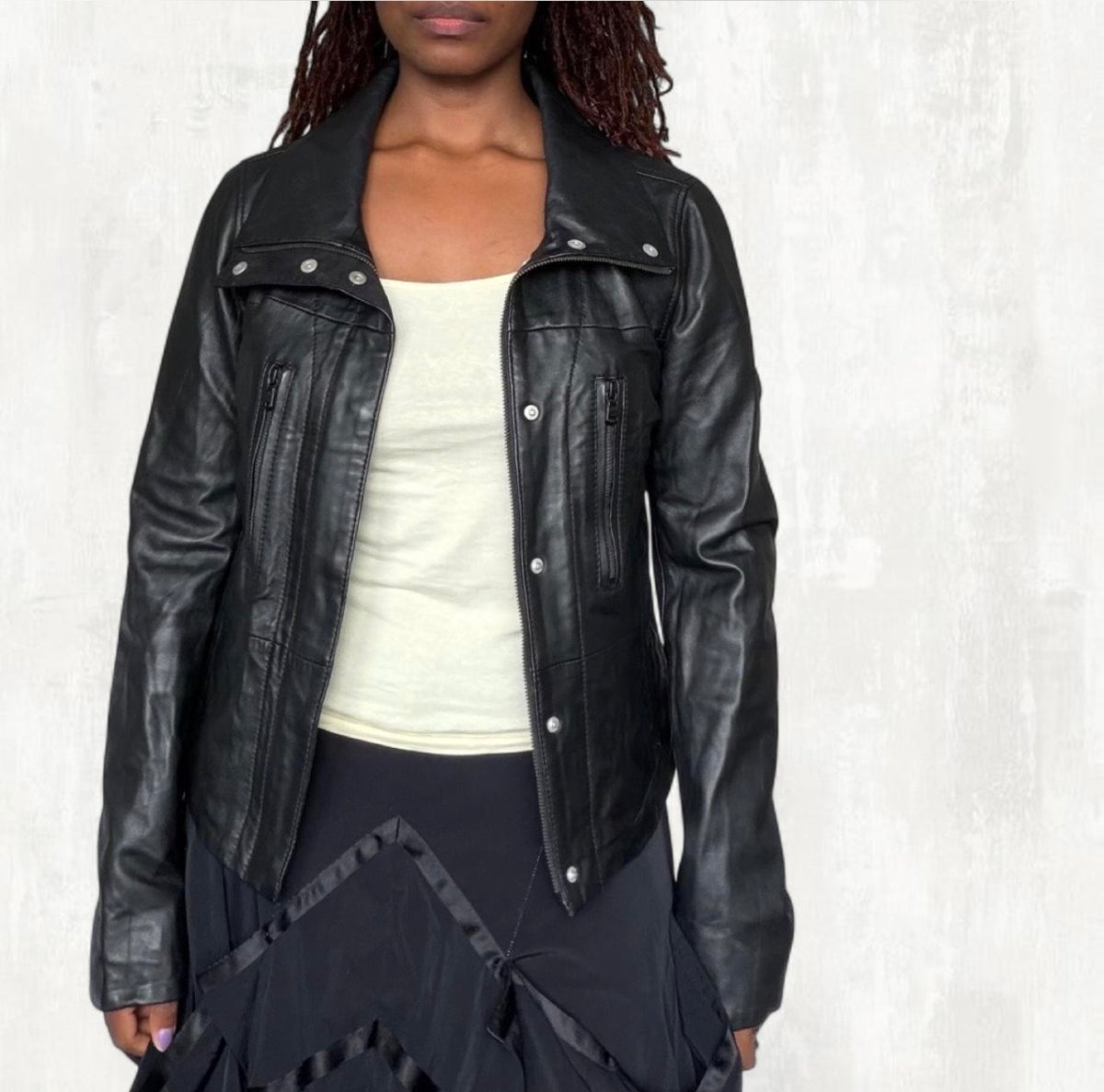 Diesel Leather Jacket - M