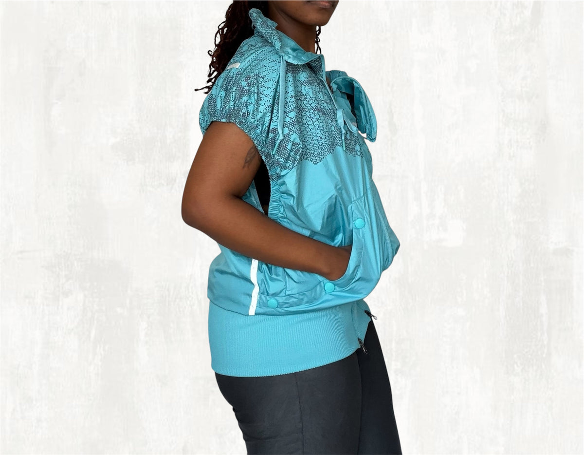 Adidas By Stella McCartney Turquoise Windbreaker - M