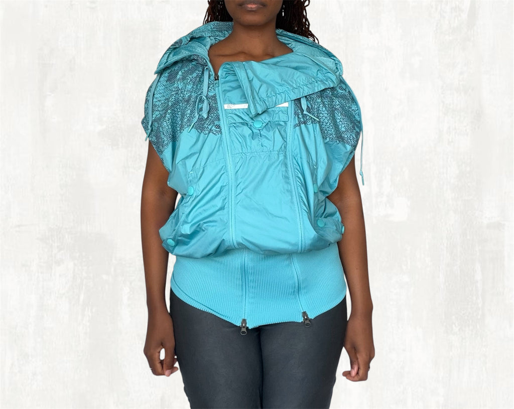 Adidas By Stella McCartney Turquoise Windbreaker - M