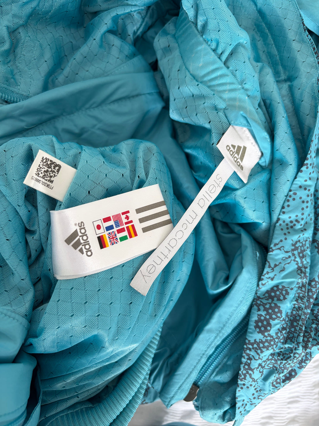 Adidas By Stella McCartney Turquoise Windbreaker - M